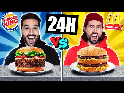 ON MANGE MCDO VS BURGER KING PENDANT 24H CARL IS COOKING