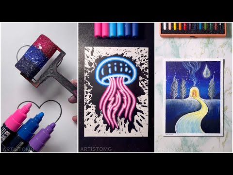 15 Art Ideas to Get Inspired from ARTISTOMG! || Viral Art Techniques! 🎨✨🤩 #art #creative #viralart