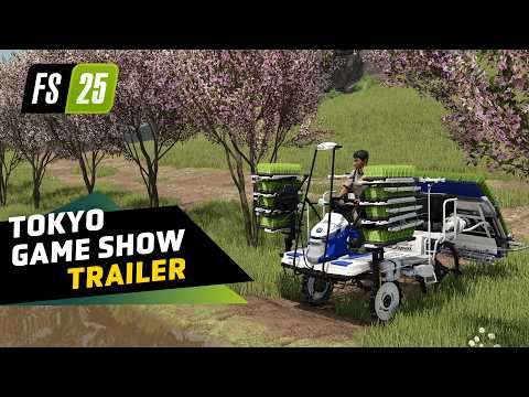 Farming in Asia - Tokyo Game Show Trailer | FS25