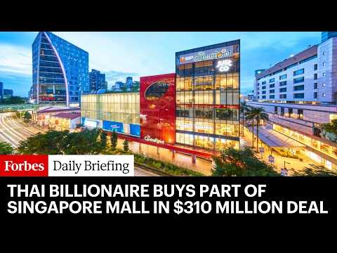 YouTube video thumbnail: Thai Billionaire Frasers Property Buys Part of Singapore Mall in $310 Million Deal