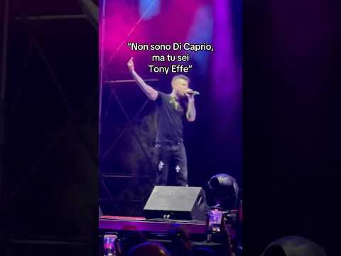 Fedez risponde al dissing di Tony Effe in live
