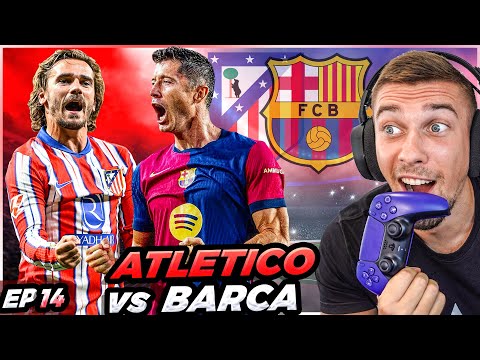 ATLETICO PROTIV BARCELONE ZA PRVO MJESTO LA LIGE ! ATM KARIJERA #14