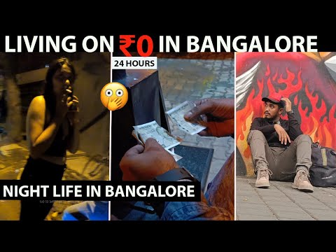 Living on Rs.0 for 24 Hours Challenge In Bangalore 😱*Bad Idea*