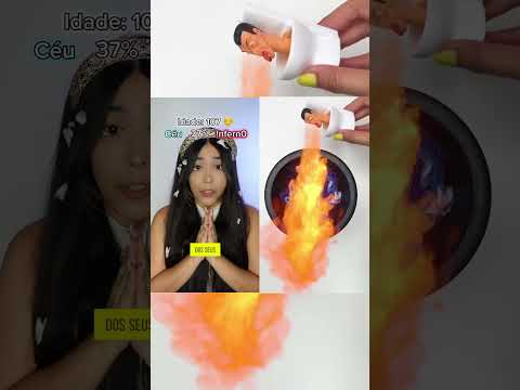 Dependendo da sua porcentagem você vai para o céu ou … #video #slimesatisfatorio #shorts #pov