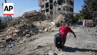 YouTube video thumbnail: Few Residents Return to Nabatiyeh, Lebanon After a US-Iran Truce