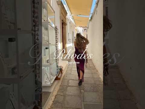Rhodes vlog - day three | Cooks club Kolympia, hired a boat & evening at dessert rose & falaraki! 🤍
