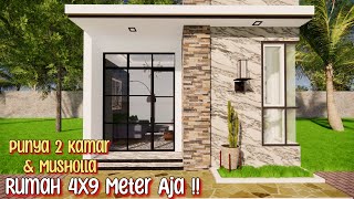 Rumah 4x9 Meter Dilengkapi Dengan 2 Kamar