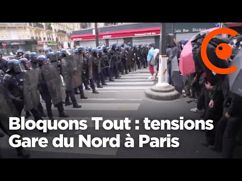 Tensions à Paris entre manifestants et forces de l'ordre - Bloquons Tout - 10 Septembre 2025