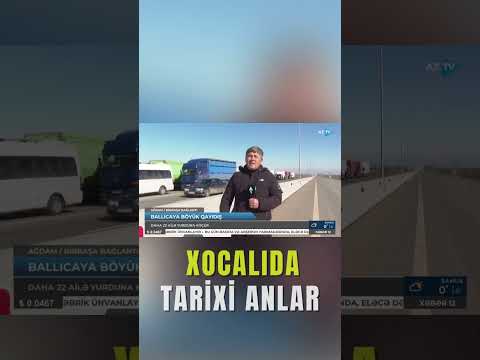 Xocalıda tarixi anlar yaşandı