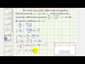 Differential Equations and Direction Fields