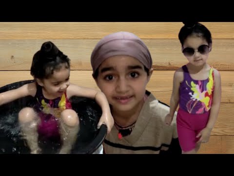 مرام صارت أم  نجلاء ليوم كامل(24ساعة)  😂