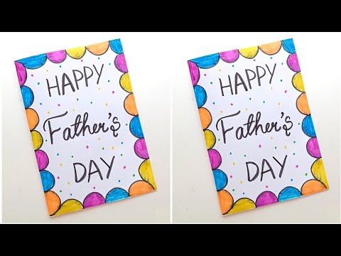 🥰 No Glue No Scissors 🥰 Father's Day Card / how to make father's day card / diy father's day card