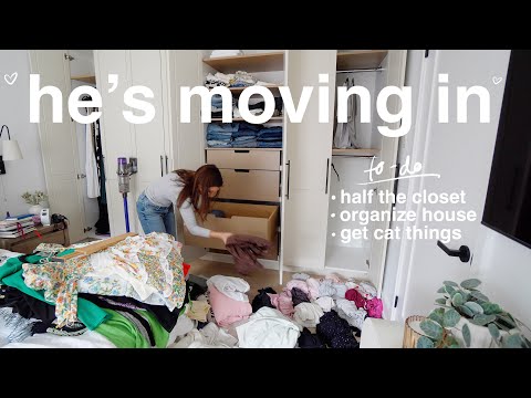 moving in with my boyfriend (so empty the closet with me!!!)