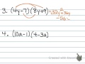 Combining Like Terms and Distribution
