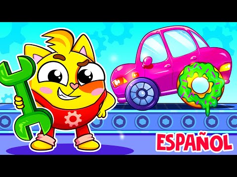 Canción Reparemos Los Coches de Juguete 🚗 Divertidas Canciones Para Niños 😻🐨 Por Baby Zoo Español