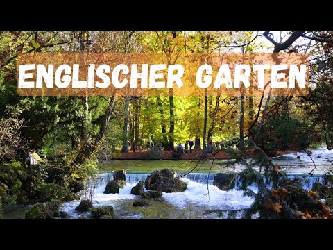 O ENGLISCHER GARTEN (jardim inglês) em MUNIQUE no outono