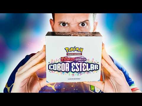 COROA ESTELAR! ABRI a NOVA COLEÇÃO POKEMON | CAPITÃO HUNTER CARTAS POKEMON TCG