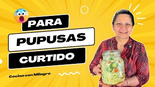 Curtido para Pupusas