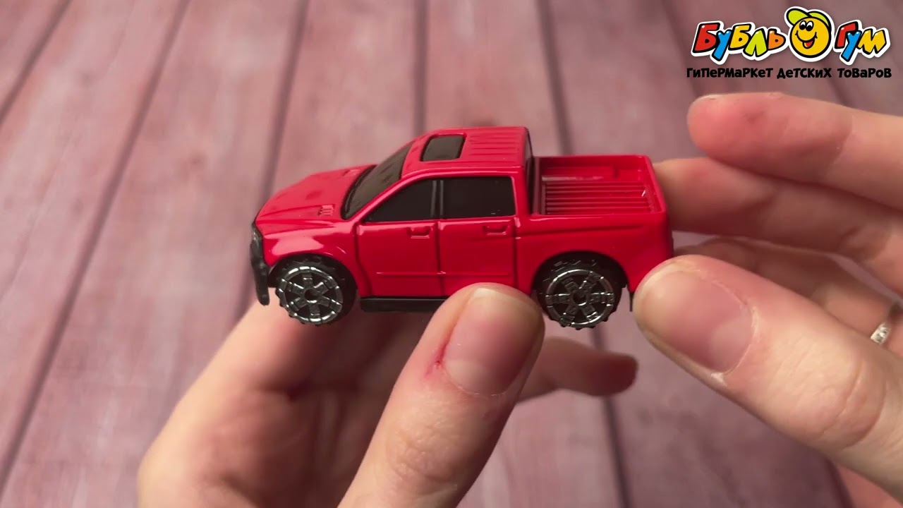 Машинка пикап Х-М2 Cab металлическая 1:64 - видео Машинка пикап Х-М2 Cab металлическая 1:64 - видео