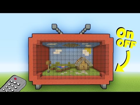 Minecraft: Working TV House Tutorial