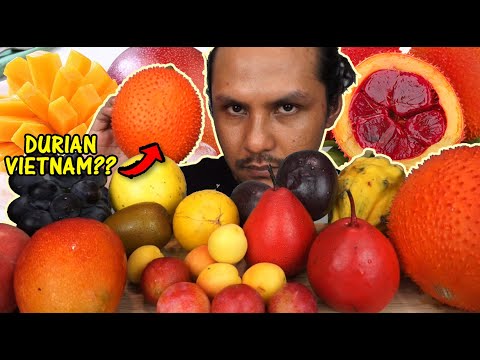 durian eksotik vietnam berdarah (mukbang malaysia) GAC FRUIT, MIYAZAKI MANGGO