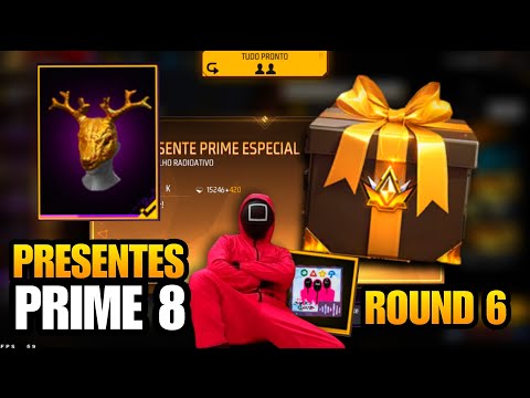ATUALIZOU! LOJA DE PRESENTES PRIME, NOVOS ITENS ROUND 6, GALERIA DE EVENTOS E NOVIDADES FREE FIRE