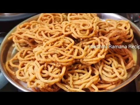 మిల్లెట్స్ జంతికలు 😋👌Millets Jantikalu 😋👌Healthy &Tasty&Crunchy/Snack Recipe👍 #lakshmiramanarecipes
