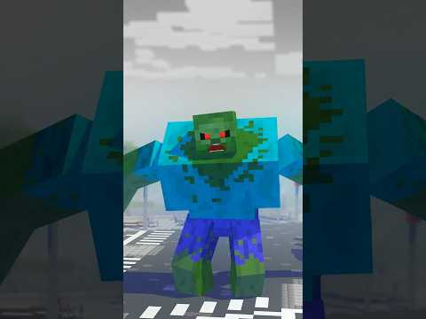 HELP Steve VS Mutant Zombie Attack - Funny Animation