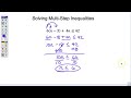 Solving Multi-Step Inequalities Challenge