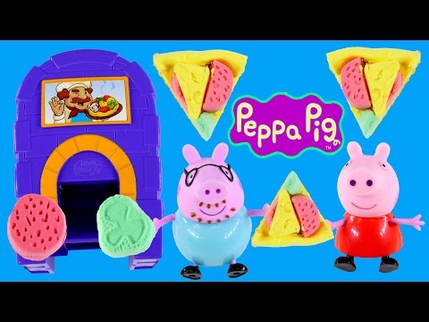 Peppa Pig Moon Dough Pan Pizza Oven Magical Pizzeria Horno de Plastilina by DCTC