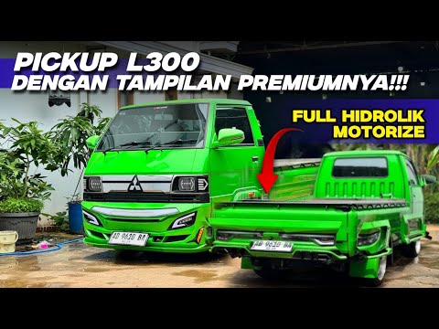 MODIFIKASI PICKUP L300 DENGAN TAMPILAN PREMIUMNYA‼️FULL HIDROLIK MOTORIZE😱🔥