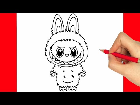 HOW TO DRAW LABUBU EASY