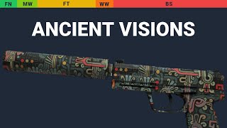 USP-S Ancient Visions Wear Preview