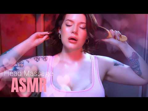 ASMR | 🩷 Romantic Scalp Massage & Hair Brushing 🪮