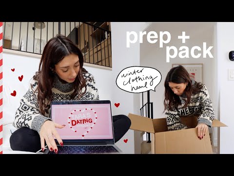 Pack & prep for a trip to EUROPE! + my dating wrapped 2024 (lol)