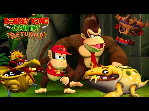 Donkey Kong Country Returns - All Bosses