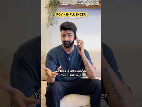 POV - Influencer #funny #comedy #couple #explore #shorts #influencer