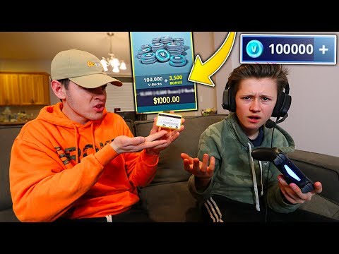 Little Brother Spends $1000 On FORTNITE With My Credit Card... *FREAKOUT* | David Vlas