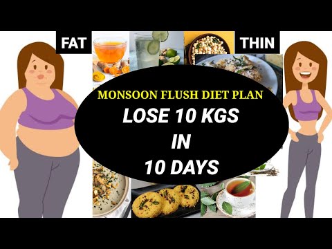 Monsoon Diet Plan For Weight Loss | Lose 10 Kg In 10 Days | How To Lose Weight Fast
