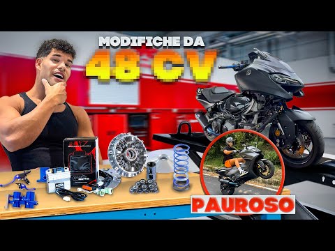 ORA SI ALZA DI GASS 😳 4000 EURO DI MODIFICHE AL TMAX 560