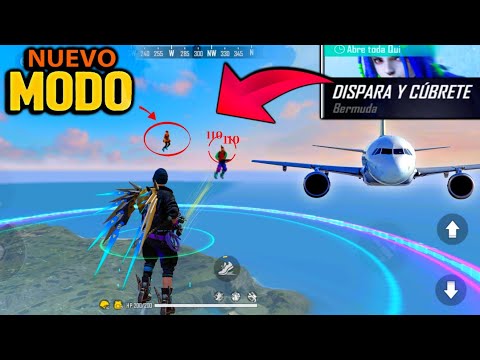 JUEGO NUEVO MODO DISPARA Y CÚBRETE FREEFIRE (PUEDO VOLAR )