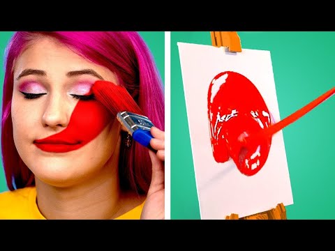 IDEAS GENIALES | TRUCOS DE ARTE MUY DIVERTIDOS QUE DEBES INTENTAR AL MENOS UNA VEZ EN LA VIDA