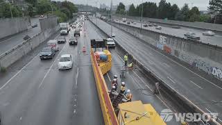 New drainage scuppers installed on the I-5 Ship Canal Bridge