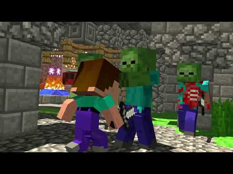 Skyblock War: Part 2 - Minecraft Animation | Noob & Brothes Series