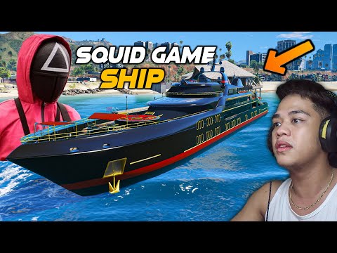 SECRET SHIP ng SQUID GAME sa GTA 5 | Billionaire City RP