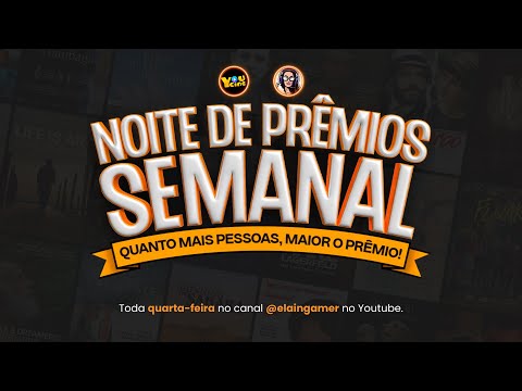 Noite de Prêmios: LIVE SEMANAL! | Ganhe mensalidades gratuitas para assistir filmes e séries. 30/10