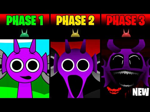 New Phase 1 VS Phase 2 VS Phase 3 in Incredibox Sprunki (New Mod)