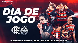 🔴 AO VIVO: FLAMENGO X GRÊMIO | PRÉ-JOGO + NARRAÇÃO | BRASILEIRÃO (31/08/25)