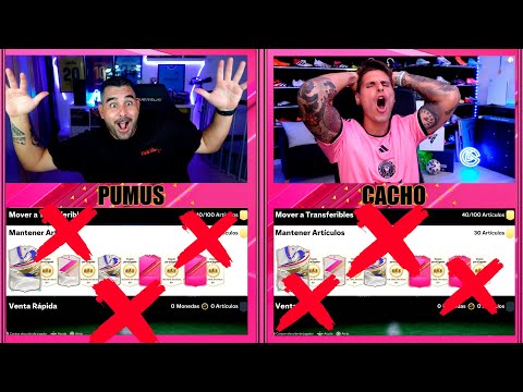 BRUTAL BATALLA DE PLAYER PICKS Y DESCARTE ICONO FUTTIES 4 VS CACHO !!!