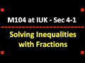 Understanding Linear Inequalities and Notation